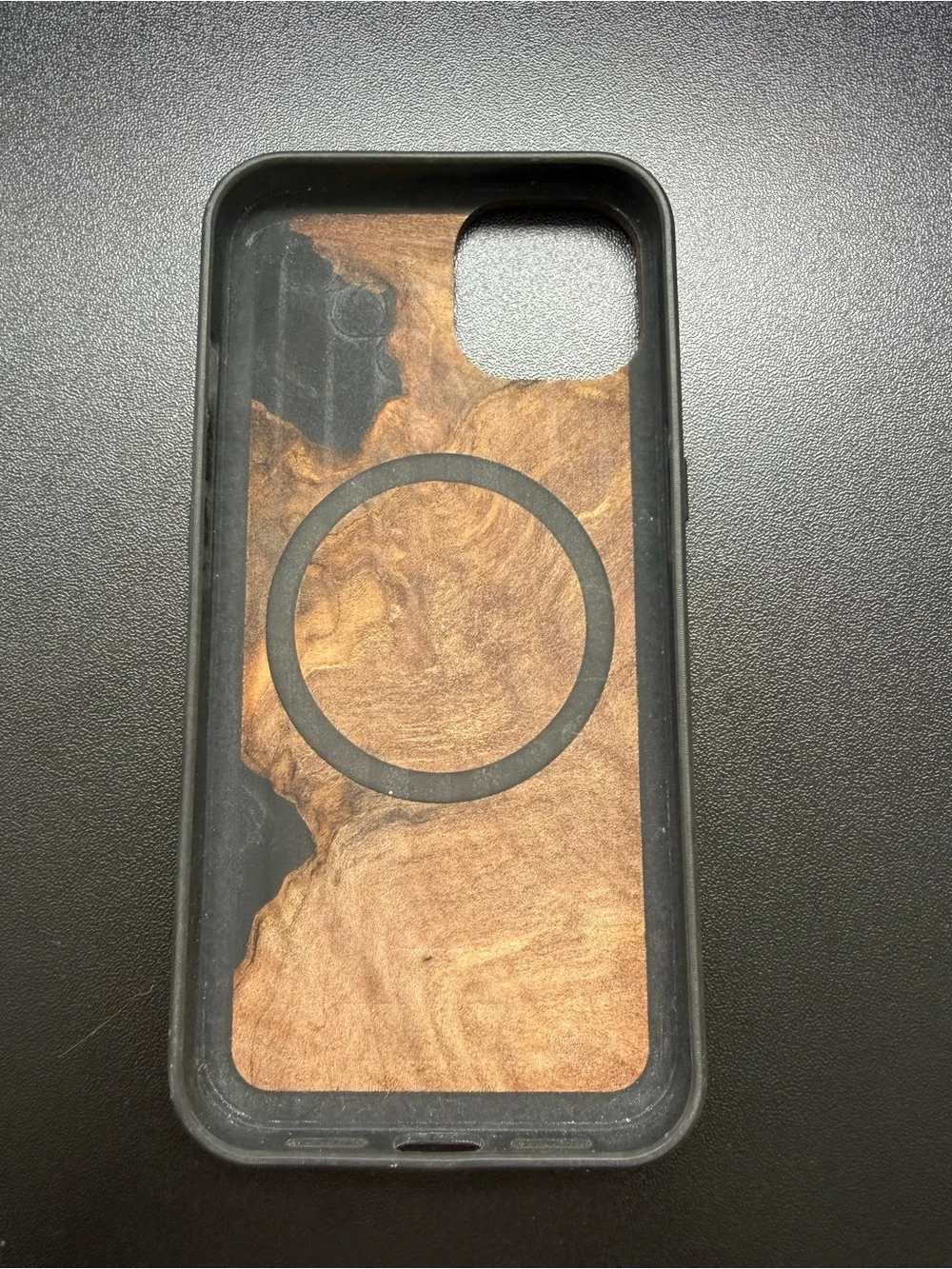 NWOT Carved Traveler iPhone 13/14 Live Edge Phone Cases Real Wood Burl MagSafe
